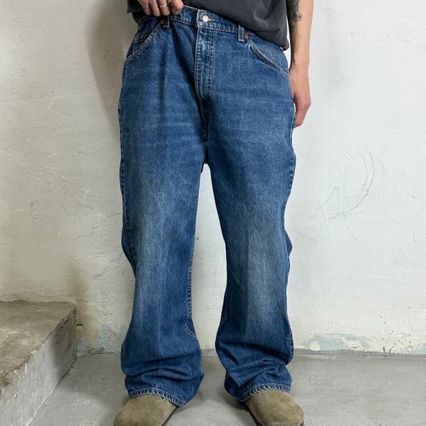 80's USA 빈티지 리바이스 517 오렌지탭 부츠컷