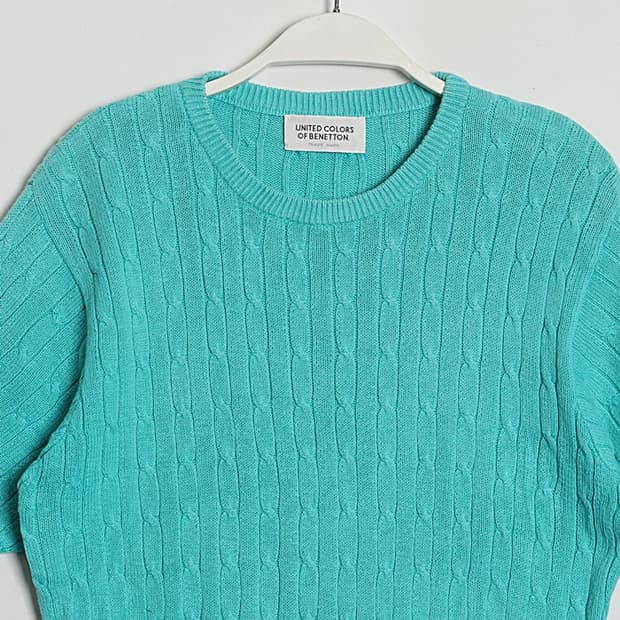 BENETTON S/S Cable Knit