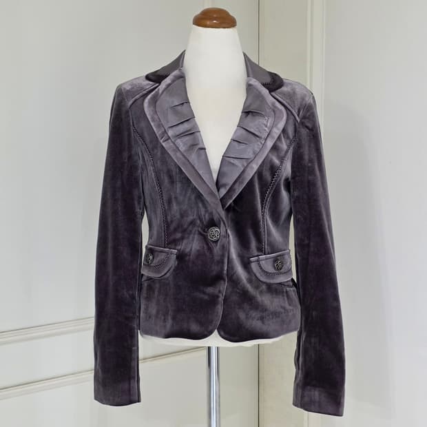 빈티지) 벨벳 고딕 앤틱 모리걸st 여성 정장자켓