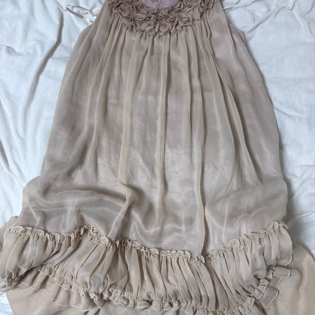 vintage dress 빈티지 프릴 드레스