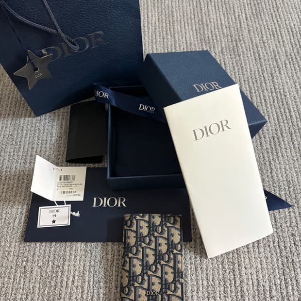 (새상품급, 백화점판) 디올 오블리크 오거나이저 2025년 9월 구매