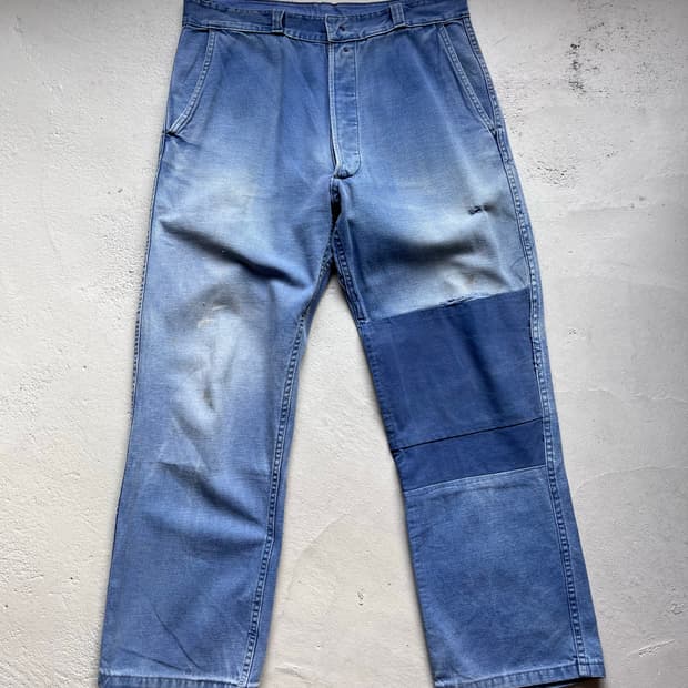 vintage french work pants