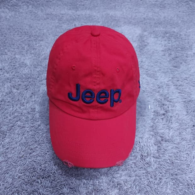 Jeep 빨간색 볼캡