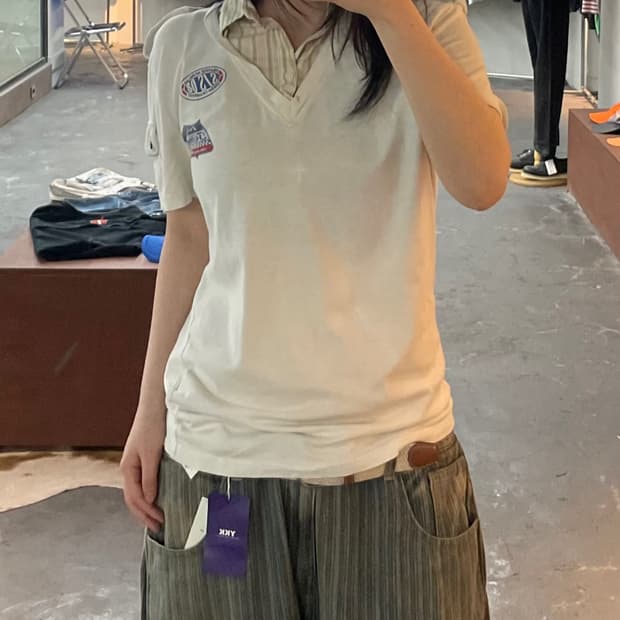 프랭키 모렐로 빈티지 셔츠 반팔 H2806