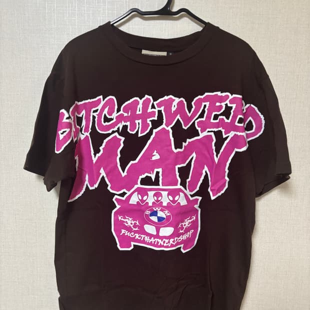 Fuckthatnerdshop 비치위드맨 티셔츠