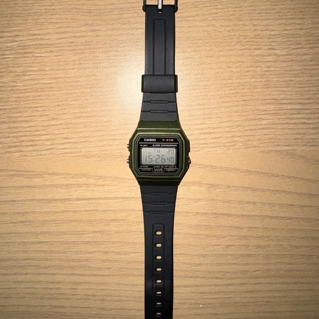 급처)카시오 F-91WM-3ADF 군대시계