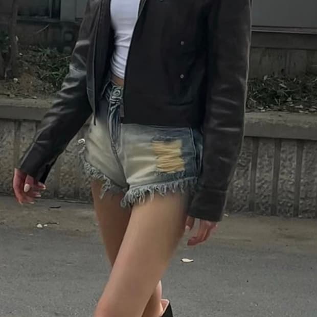 보헤미안서울 보헴서 데미지 워싱 쇼츠