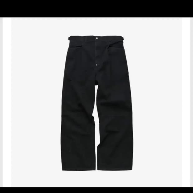 폴리테루 원턱고시마 플레인블랙 3사이즈