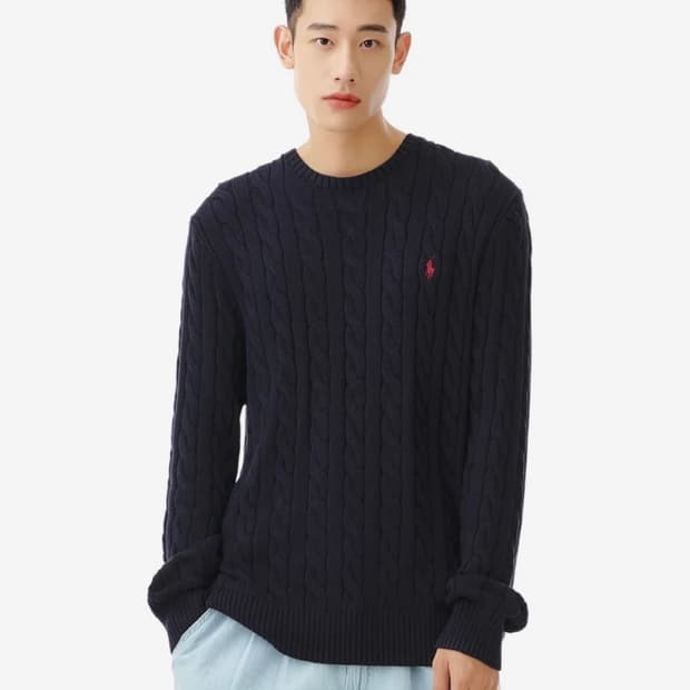 폴로 랄프로렌 케이블 니트