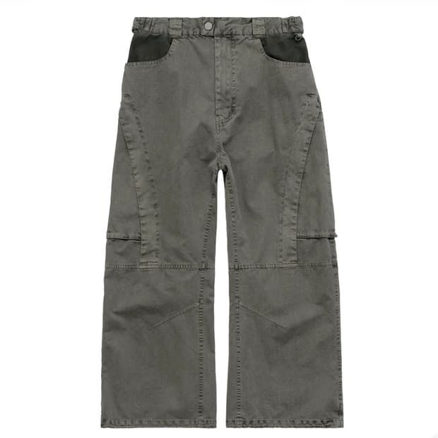 3) 폴리테루 보더 팬츠 베이지