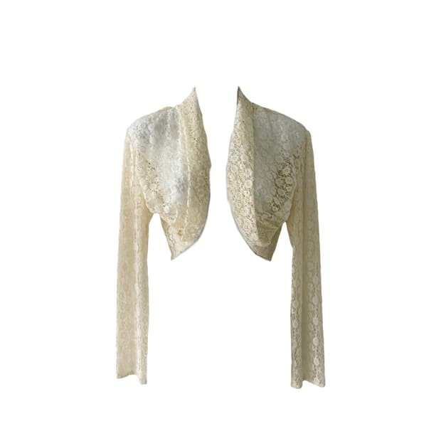 lace bolero cardigan