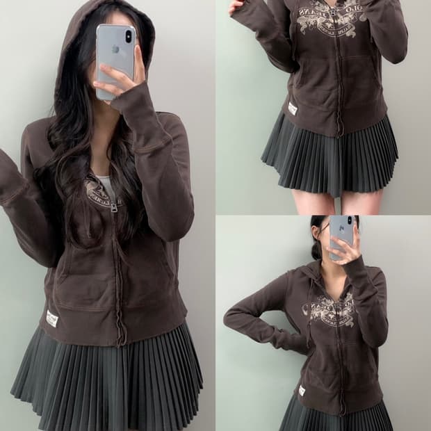 폴로 진스 후드집업