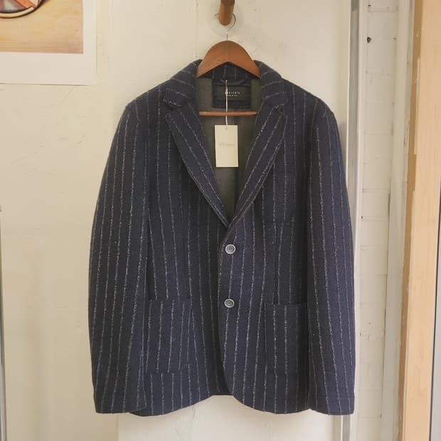 Panicale 스트라이프 모직블레이저(Italy made)