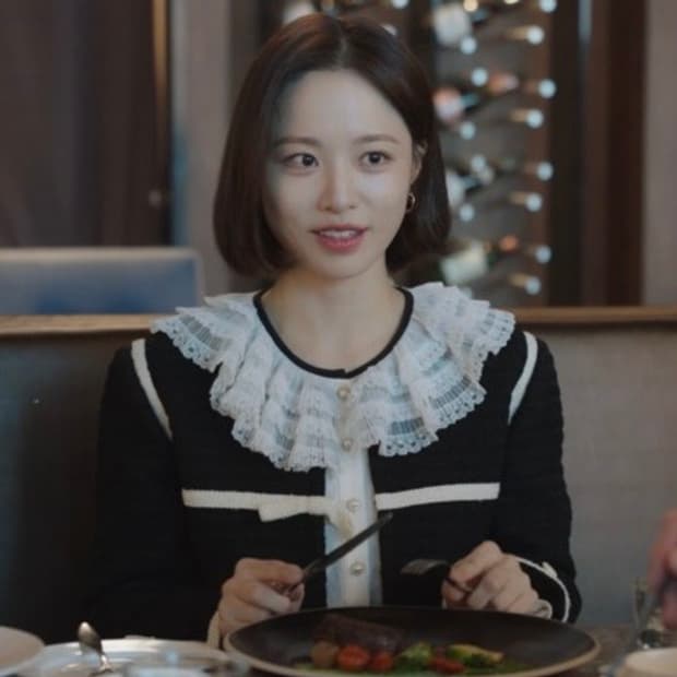 쟈니헤잇재즈 트위드 자켓 새상품, 블랙자켓, 배윤정 착용