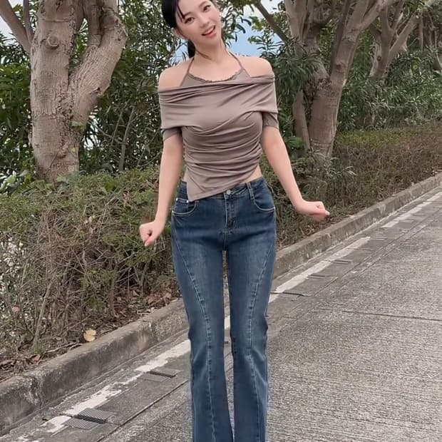 카인다미 카리나 부츠컷 팬츠