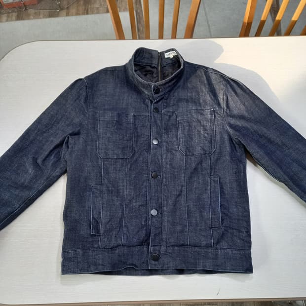 XL105 OMERTA Kor 패딩 데님자켓 진청 XL-454