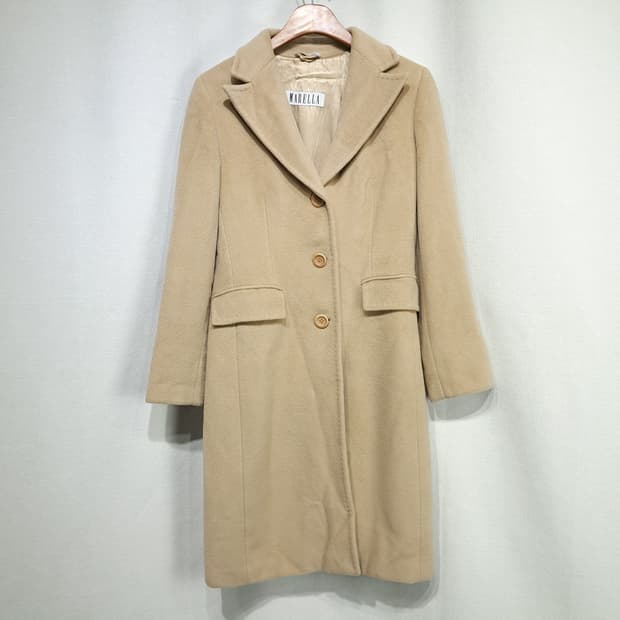 CL283 L 막스마라 마렐라 90s 이태리판 울캐시미어 싱글 카멜 코