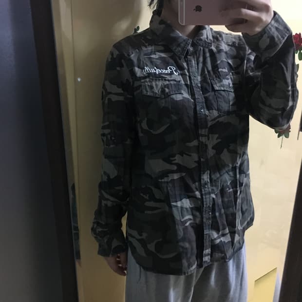 밀리터리 군인 상의 셔츠