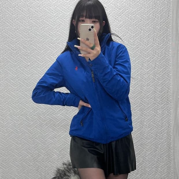 폴로 랄프로렌 레트로 Y2K 바이스윙 블루종 페리자켓 XS C09893