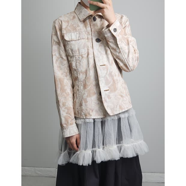 드로잉 패턴 자켓