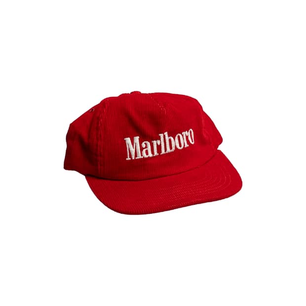 80's 미제🇺🇸 빈티지 말보로 코듀로이 캡 (Made in USA)