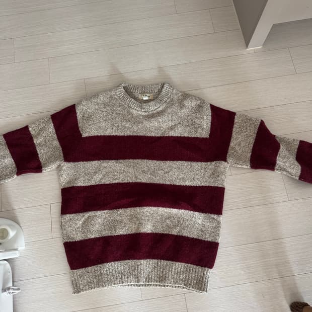 엘엘빈(L.L.bean) 스트라이프 니트 L사이즈 판매합니다