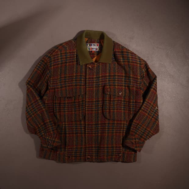 이동수 스포츠 트위드 봄버자켓