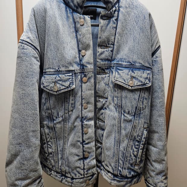 인터섹션 패디드 데님 자켓 패딩 0사이즈