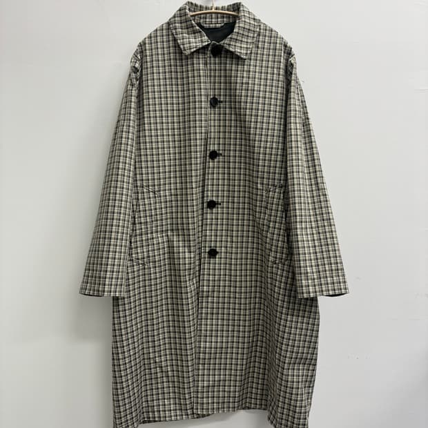 아르켓 ARKET 체크 패턴 오버사이즈 맥코트