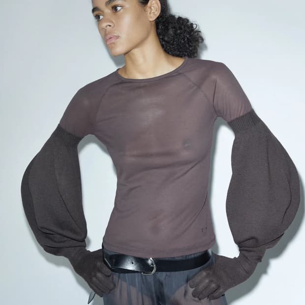 [XS/S]팔로마울 Flake 벌룬 장갑/브라운