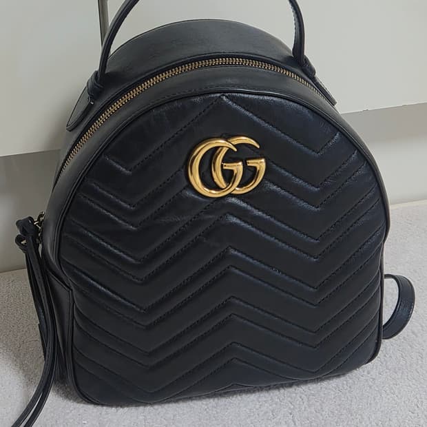 정품) 구찌 마몽 백팩 A급