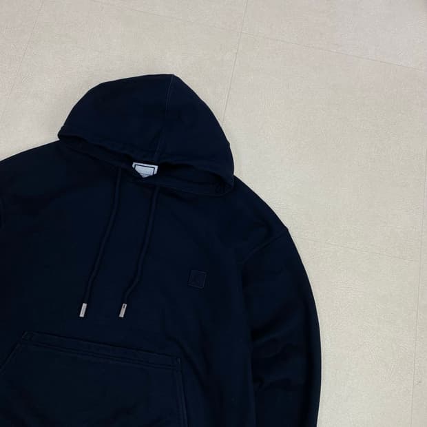 우영미 24f/w 스웨잉 플라워 후드 티(105)