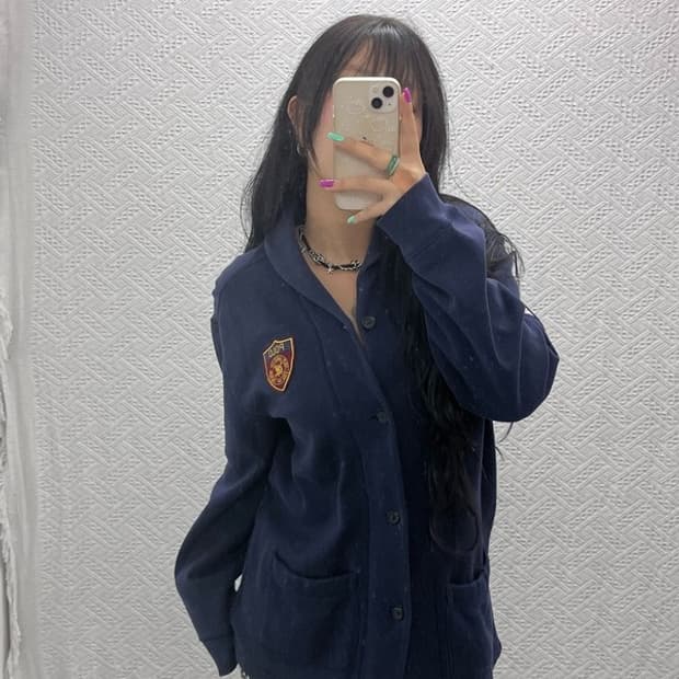 폴로 랄프로렌 빈티지 숄카라 패치 약기모 가디건 XL C07318