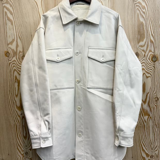 H&M 마르지엘라 레더 코트