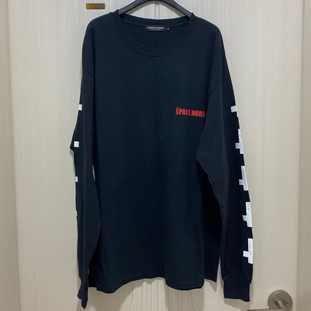 언더커버(UNDER COVER) 블랙 긴팔티셔츠 L