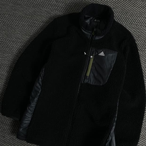 아디다스 하이로프트 쉐르파 플리스 자켓y 3386
