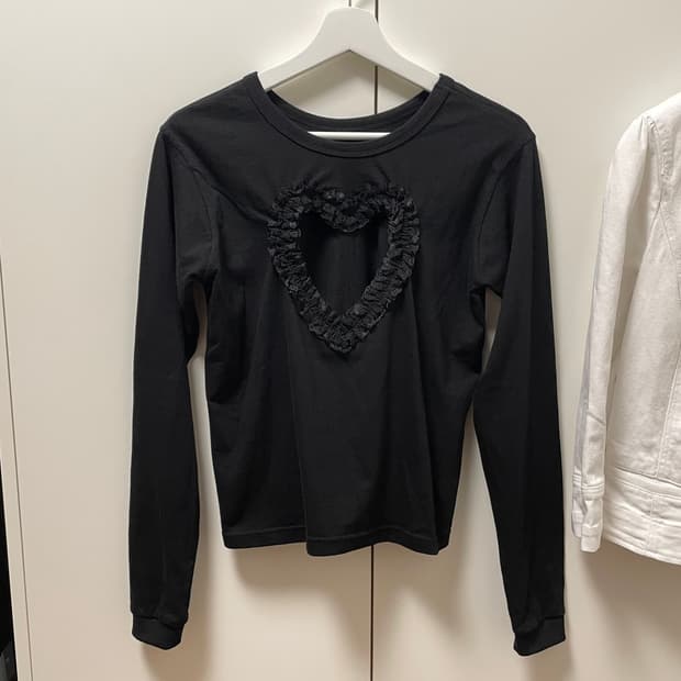 동은 Slogan Long Sleeved T-shirt 슬로건 롱슬리브