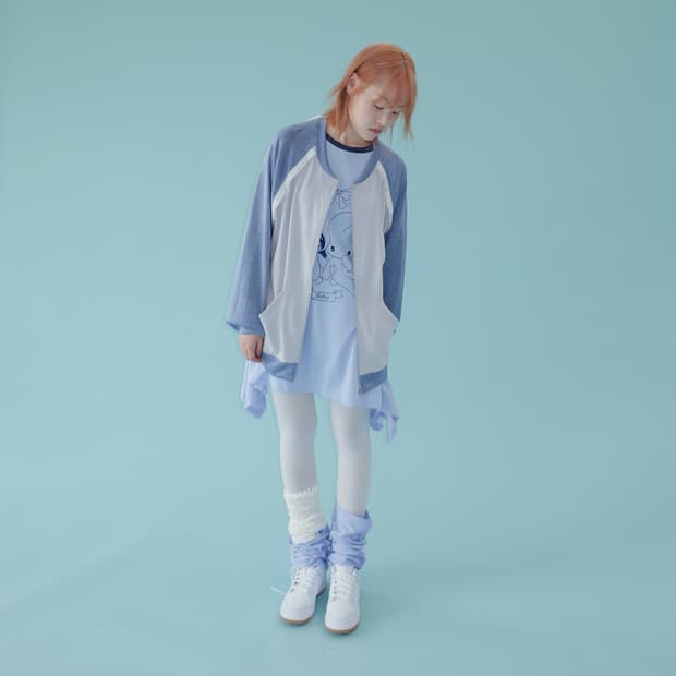 24SS 지초이 블루종 블루그레이