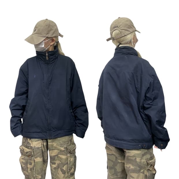 폴로 랄프 로렌 네이비 블루종 잠바 자켓 L