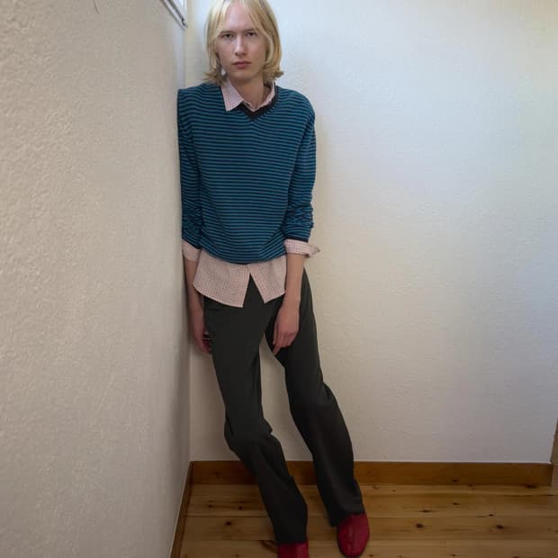 (M) 팔로마울 NO.2658 Leo 브이넥 니트