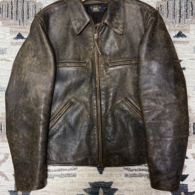 [M] RRL 오웬스(Owens) 레더 자켓
