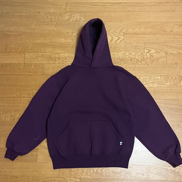 [M] 90s 빈티지 러셀 후드티 마젠타