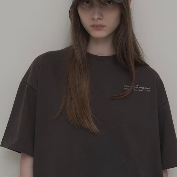 Rokh 0000-0000 basic logo cap (charcoal)