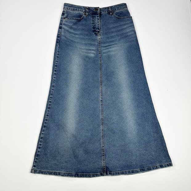 28 VTG 빈티지 여성 데님 롱스커트