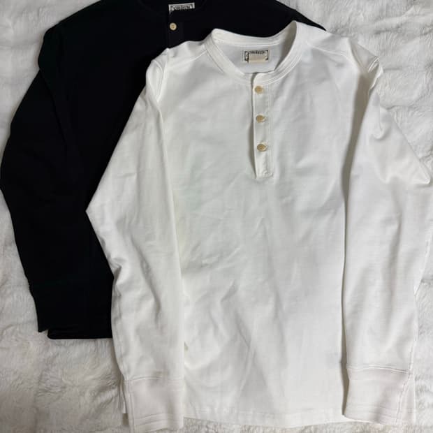 [XL] 브론슨 헨리넥 롱슬리브 2종 일괄 판매