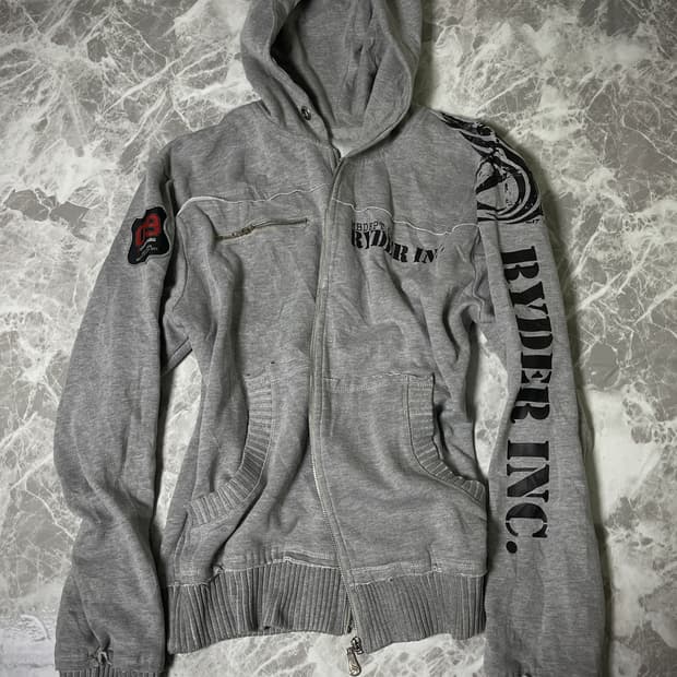 ryderwear zip up hoody
