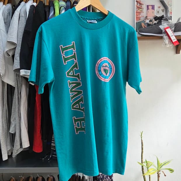80s 헤인즈 싱글티셔츠