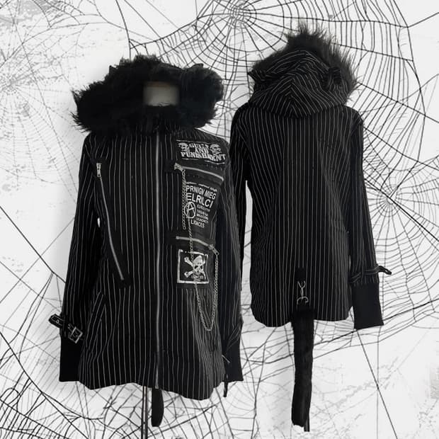 Drug honey 드럭허니 펑크 후드 자켓외투