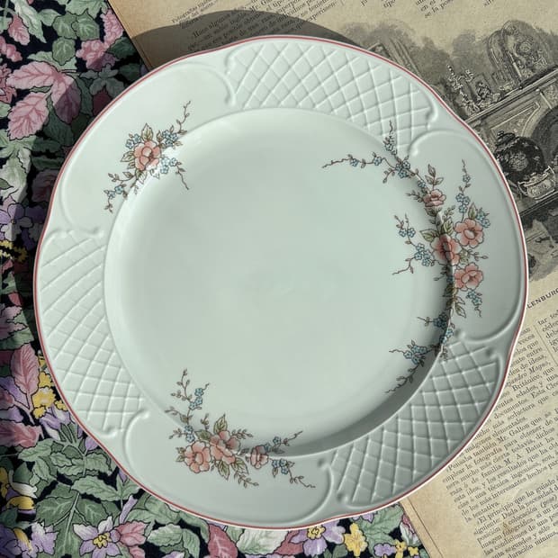 빈티지 빌레로이앤보흐 로제트 샐럿 플레이트