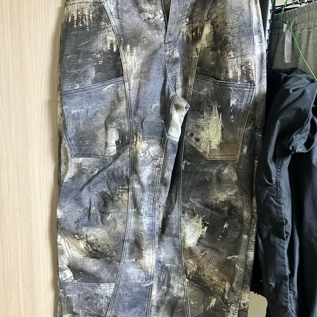 Camouflage Printing Cargo Pants Multi